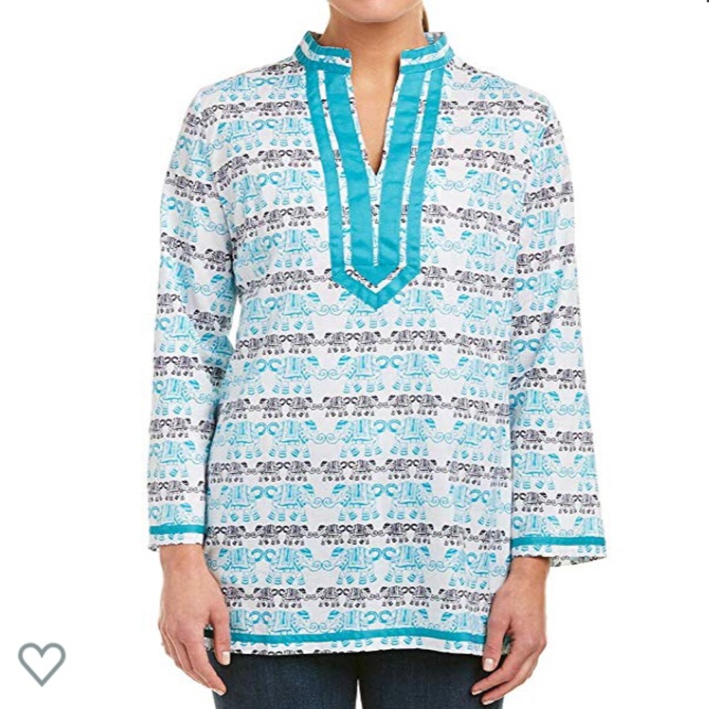 Tracy Negoshian Elephant Tunic top